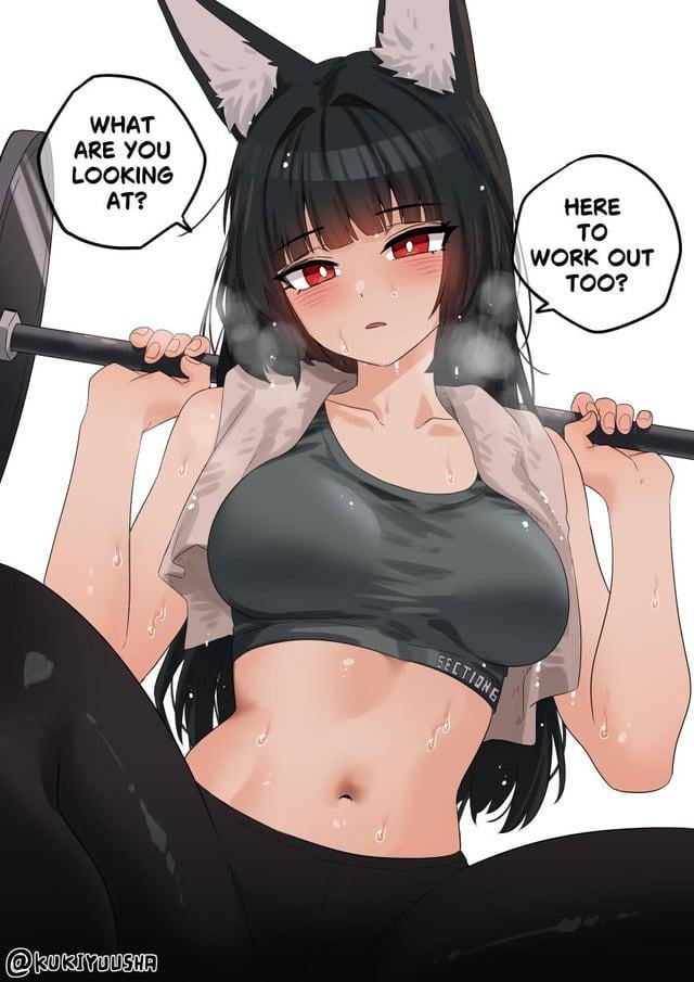 みやびトレーニング - ( by @kukiyuusha )