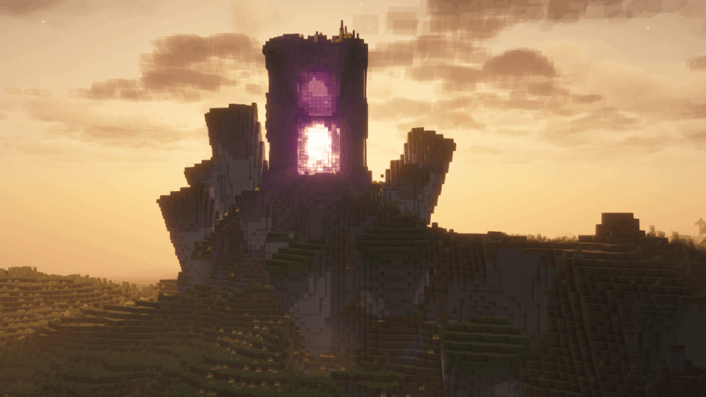 新しい大規模なネザー ポータルのデザインが完成しました。