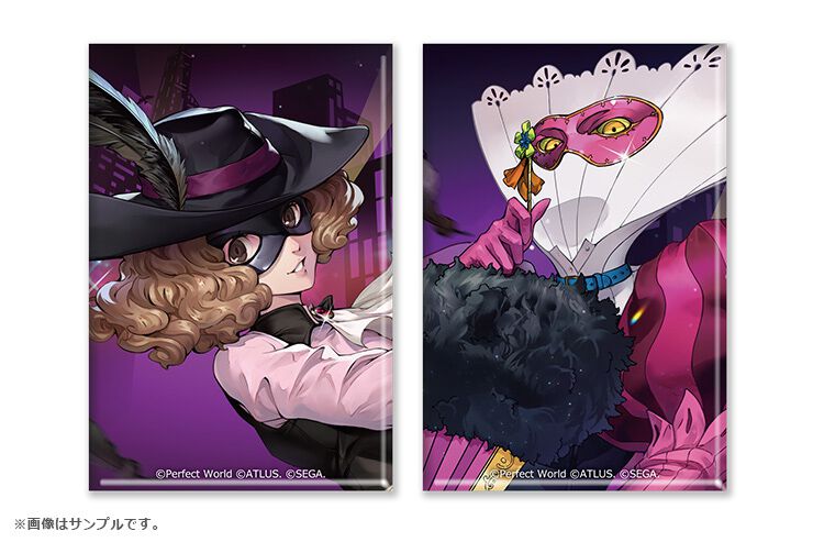 『P5X』奥村春（コードネーム：ノワール）のゲーム内イラストを使用したアクスタや缶バッジなどが予約受付中【ペルソナ5: The Phantom X】 - 電撃オンライン