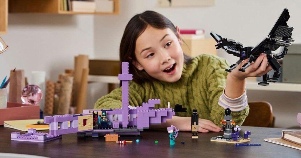 『LEGO（レゴ）マインクラフト エンダー ドラゴンとエンドシップ』が登場。エンダー ドラゴンは可動式、クリスマスプレゼントにもオススメ！ - 電撃オンライン