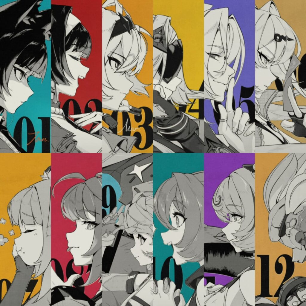 ZZZ 2025 カレンダーのすべての壁紙