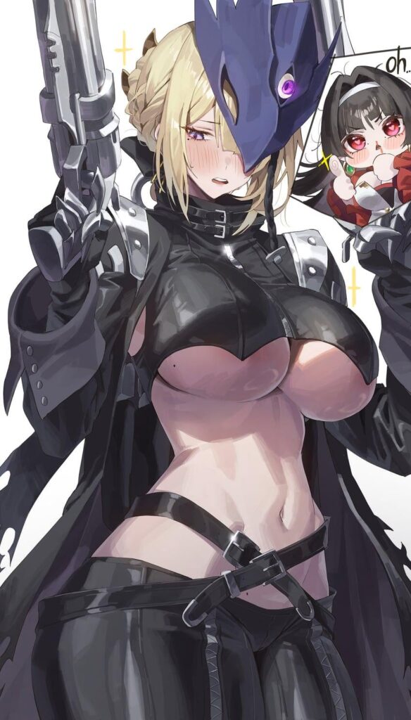 アストラ・ヤオ (ゼンレス・ゾーン・ゼロ) リアクション エヴリン・シュヴァリエ (ゼンレス・ゾーン・ゼロ) ベルスターモン (デジモン) の衣装 by netural from pixiv