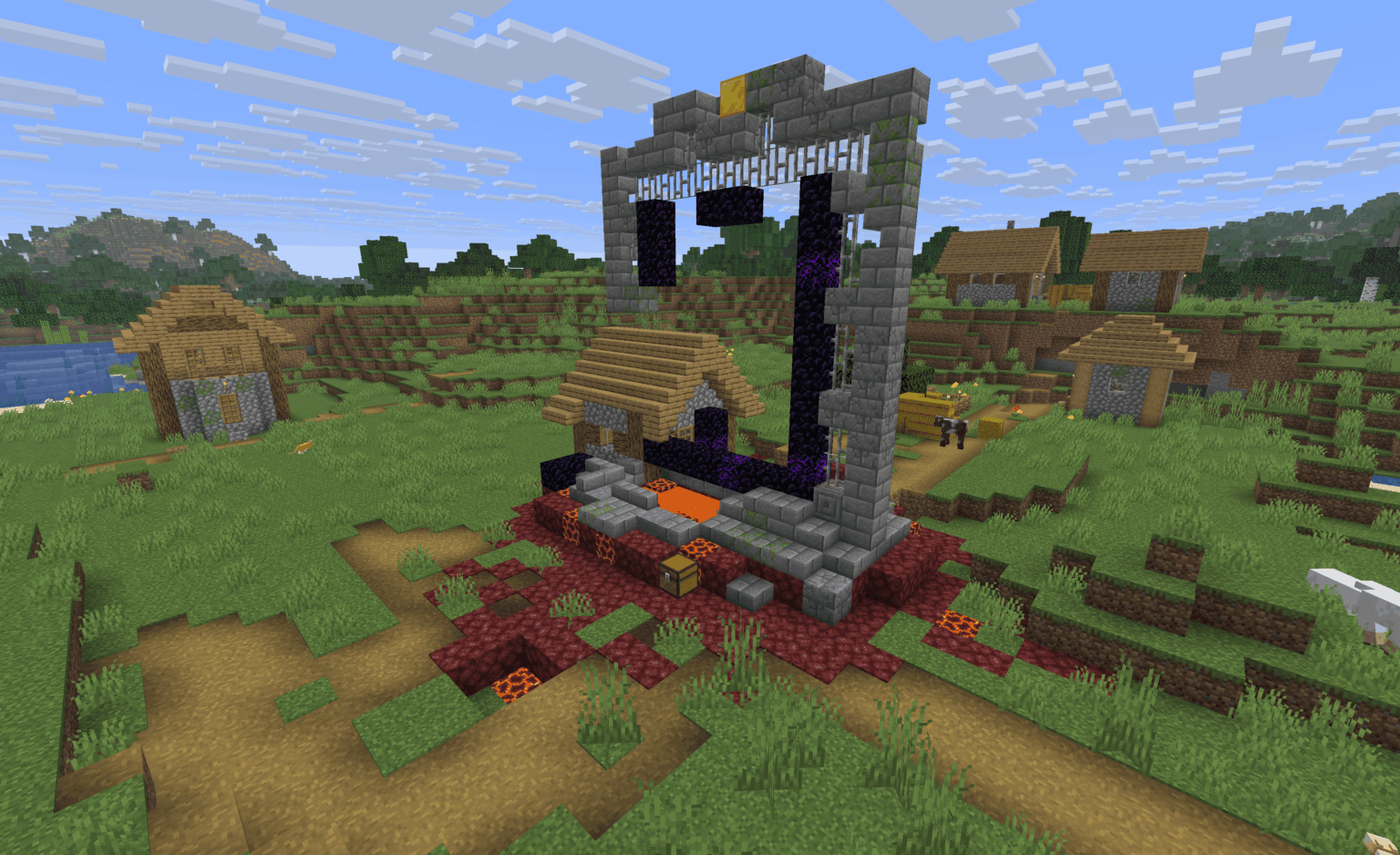 キャビンのドア。