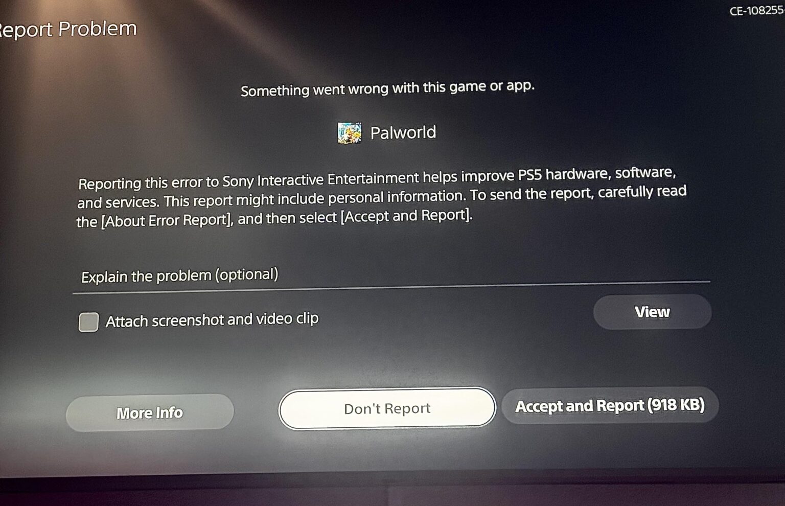 PS5のパルワールドがクラッシュし続ける