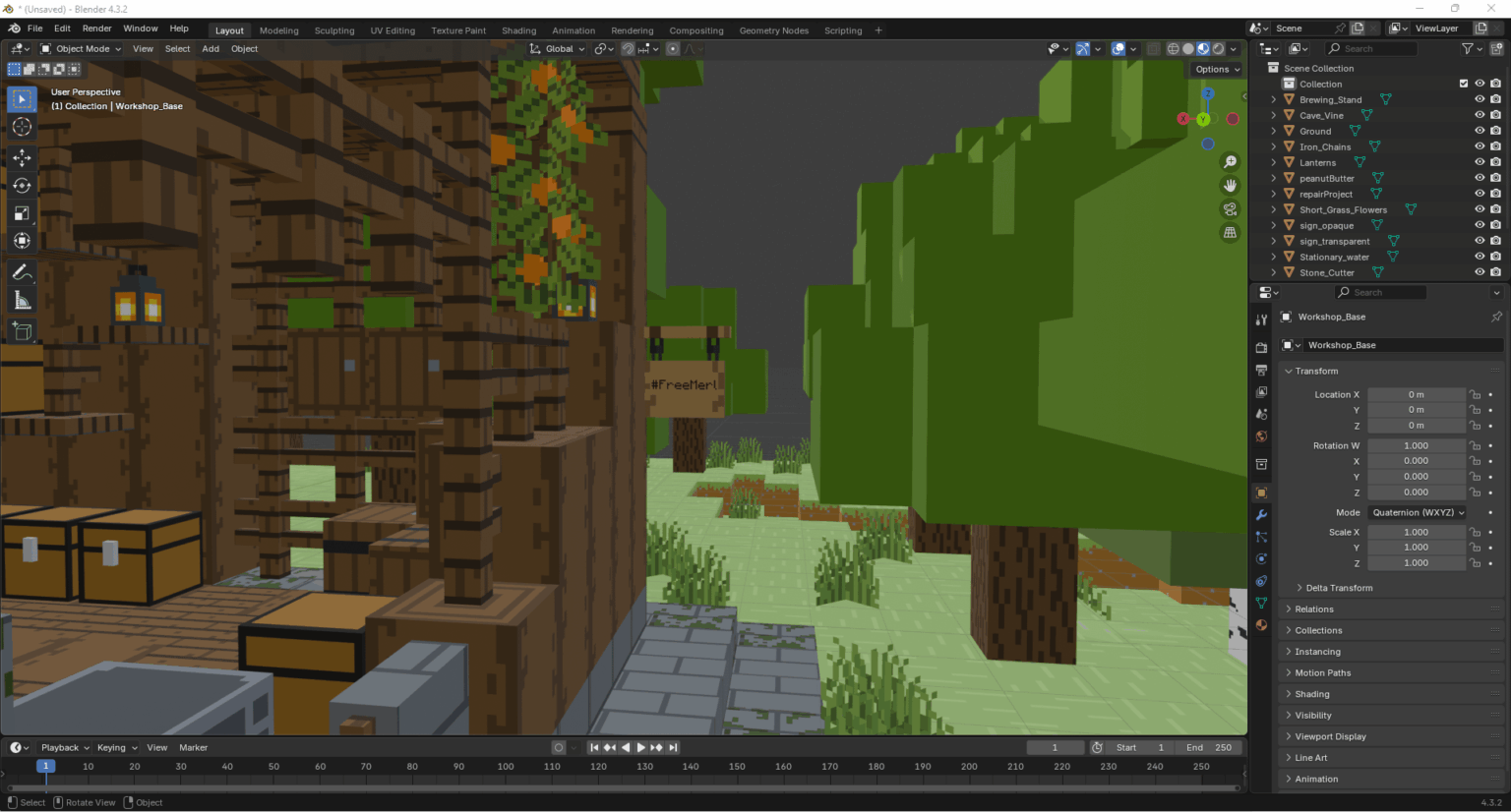 公式ワークショップモデルには「#FreeMerl」の文字が入っています
