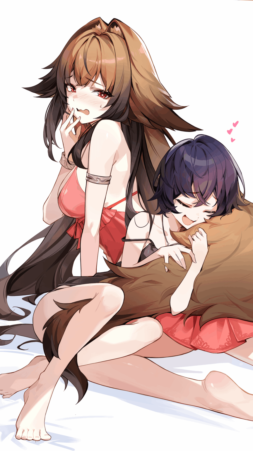 ベルは葉順光のふわふわの尻尾が大好きです。 (グームラット)