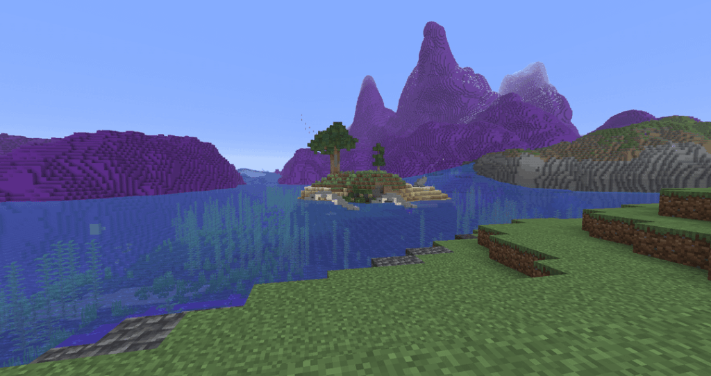 ミニ島 (魚のいない地形を無視)