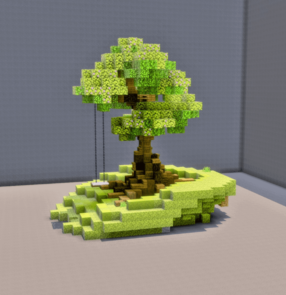 自分の世界のために建てた小さな木