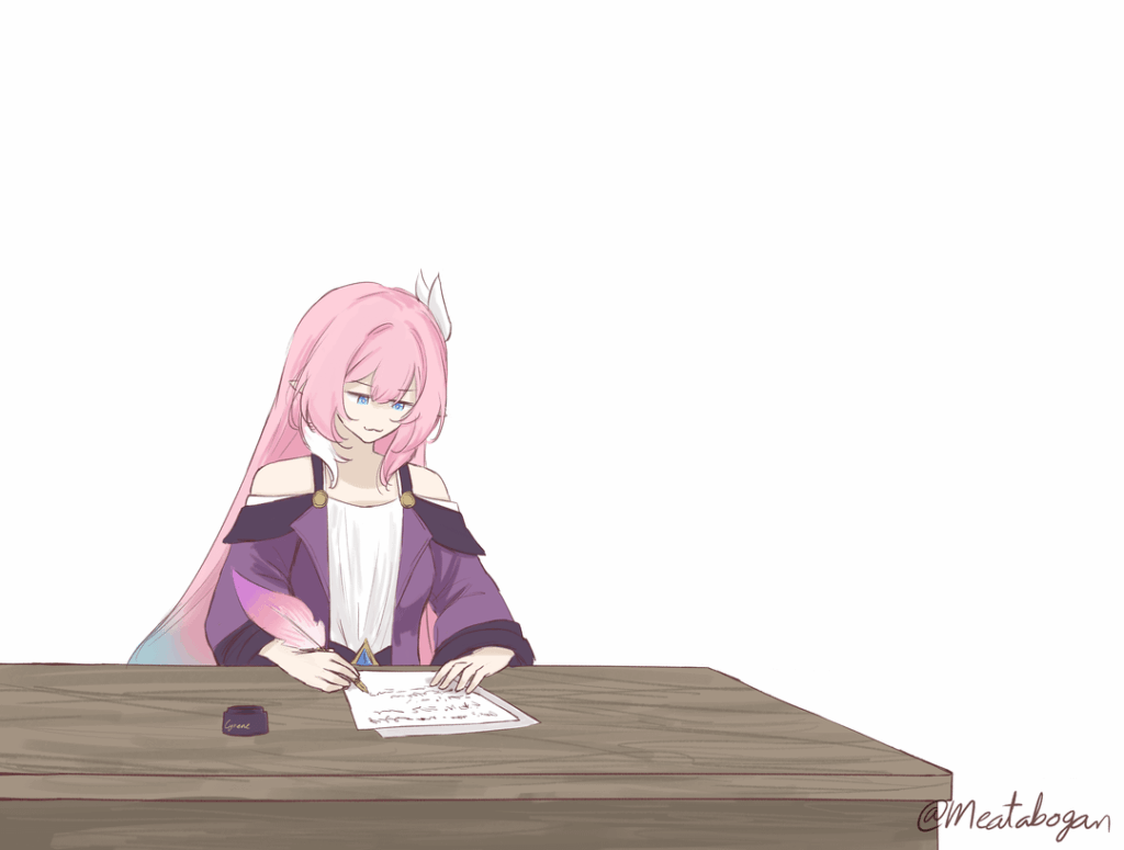 アナクサはキレネのファンフィクションを読む