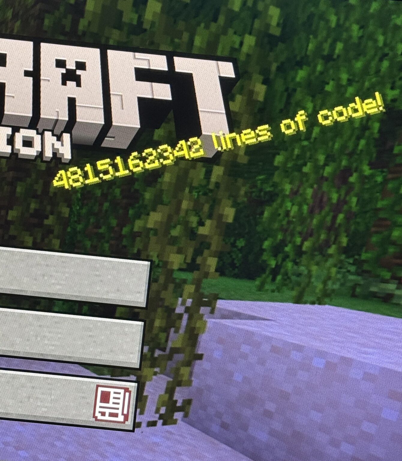 Minecraft で参照が失われた