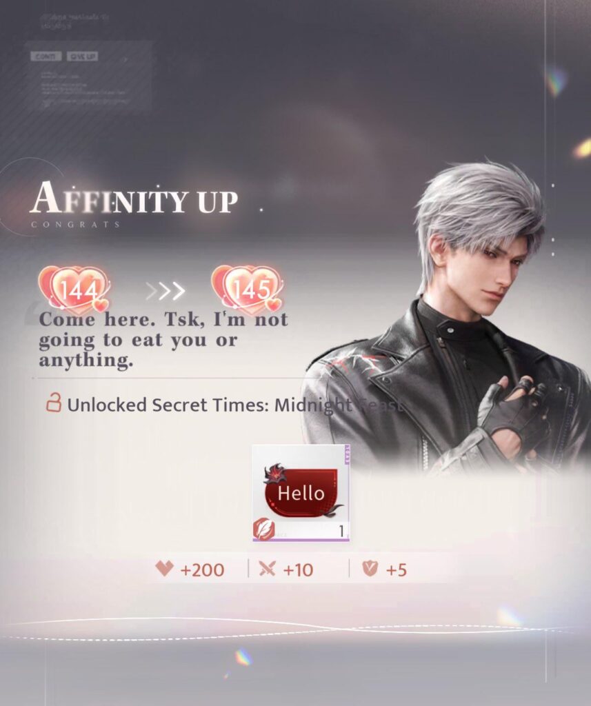 「私はあなたなど何も食べるつもりはありません」