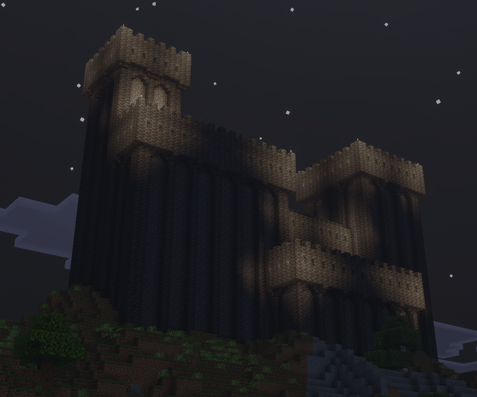 サバイバルワールドで作ったディープスレートの城