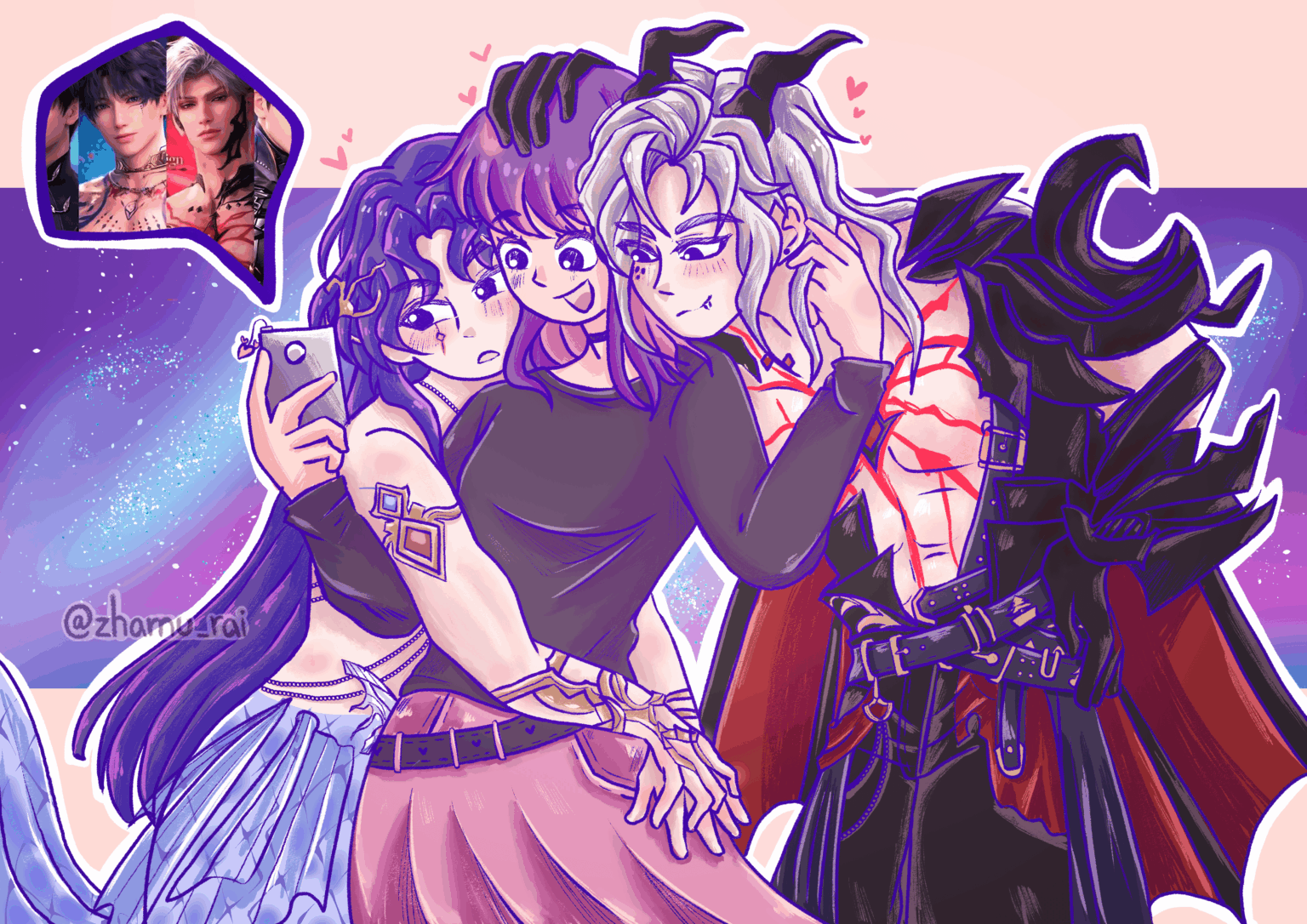 私の芸術！大好き🐉🐟💕