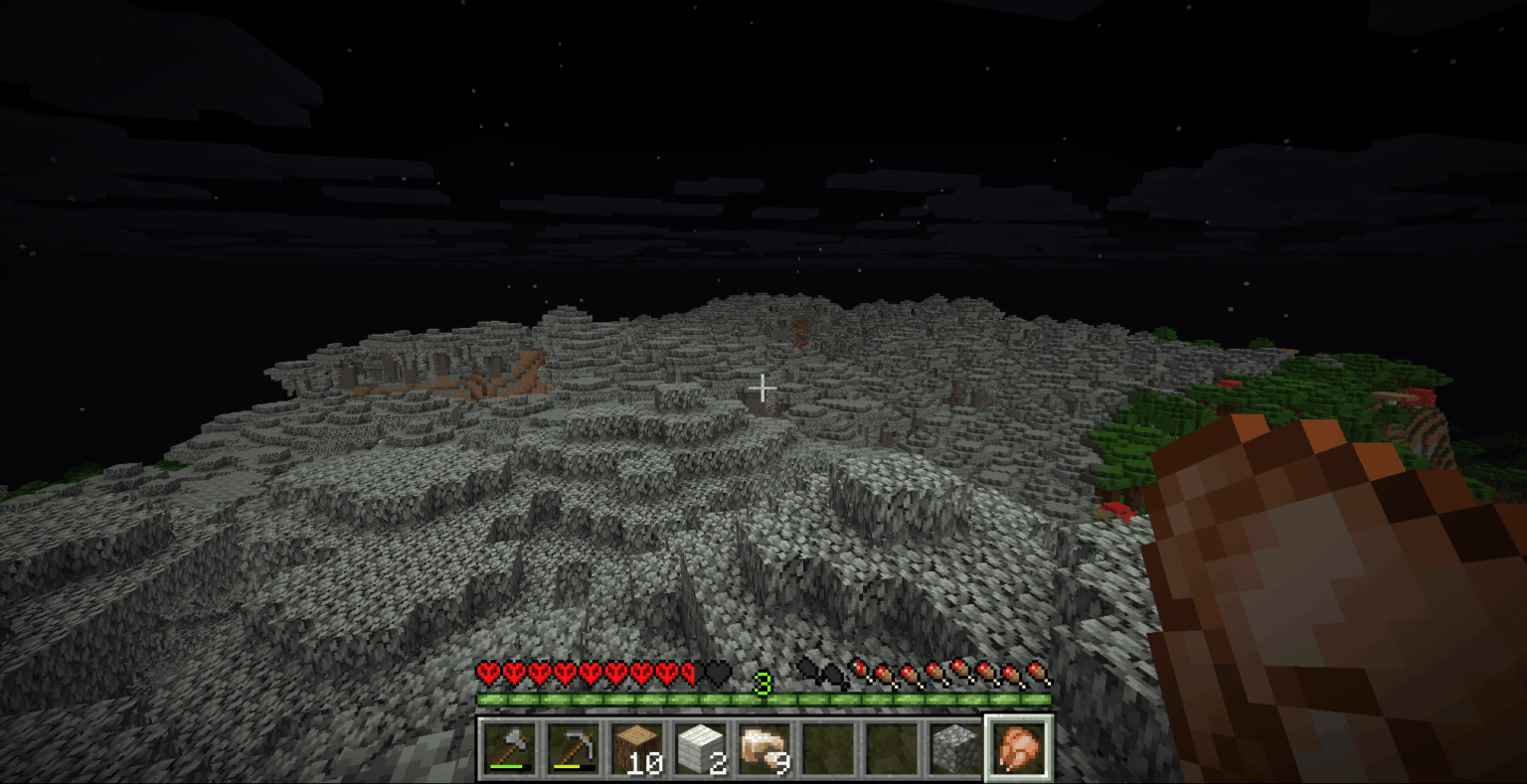 うーん、クレイジーなシードを手に入れようとしたわけでもなく、ただハードコアな世界を作っただけだ。そして私はちょうどこれを見つけました。ここは普通の淡い庭園ではありませんよね？