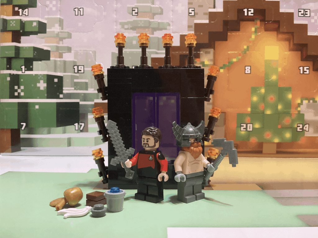 LEGO ドワーフと宇宙人 (2011 年の Minecraft YouTube への遡り)