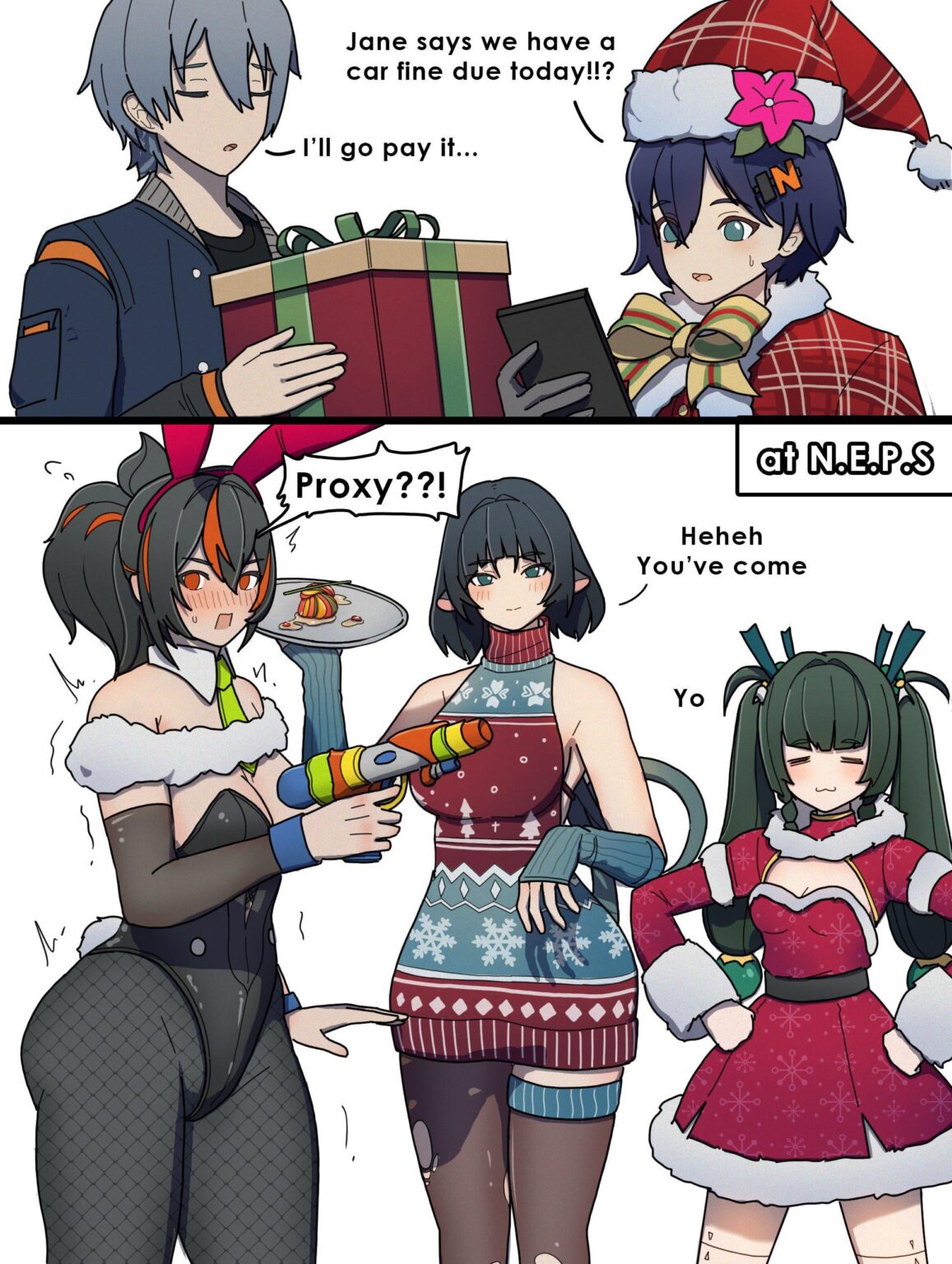 今日はクリスマスでみんなちょっと特別なようです (@DorahDew)