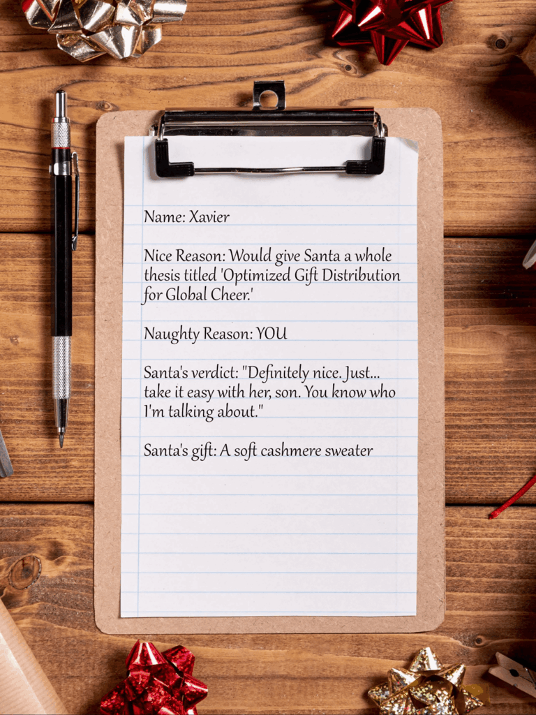 今年のサンタの素敵でいたずらなリストにはどのLIが載っているでしょうか? 👀 今年のサンタの素敵でいたずらなリストにはどのLIが載っているでしょうか? 👀