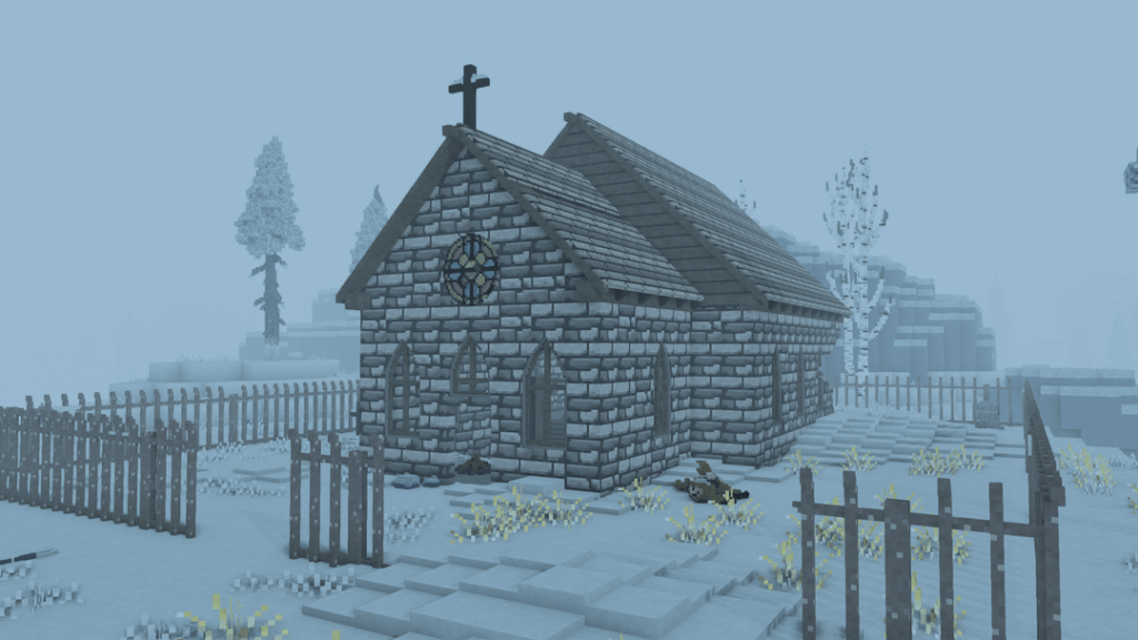 石の教会の霧の日