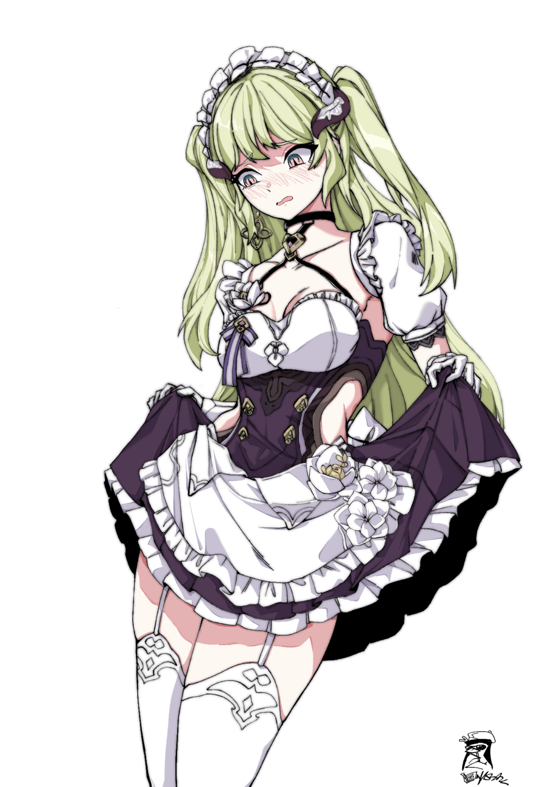 このゲームの最高の奥様が新しいバトルスーツを手に入れるまでの画像 596日目：メイドメビウス