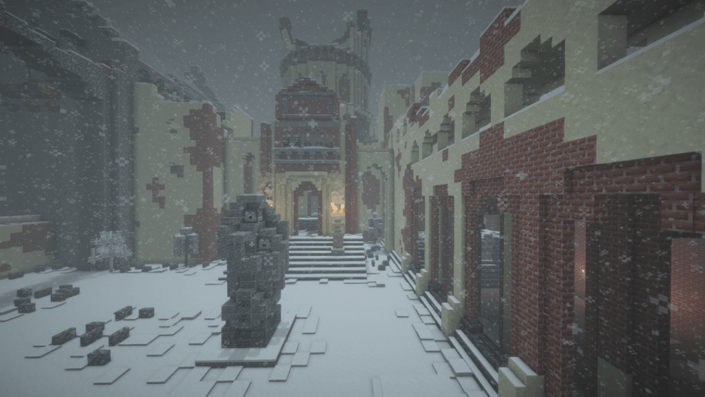 Minecraft でペイントされたアリアミスの世界