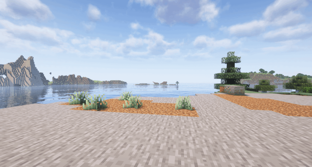 美しい風吹きさらしの丘のビーチビュー (シード: 1682010465630821935)