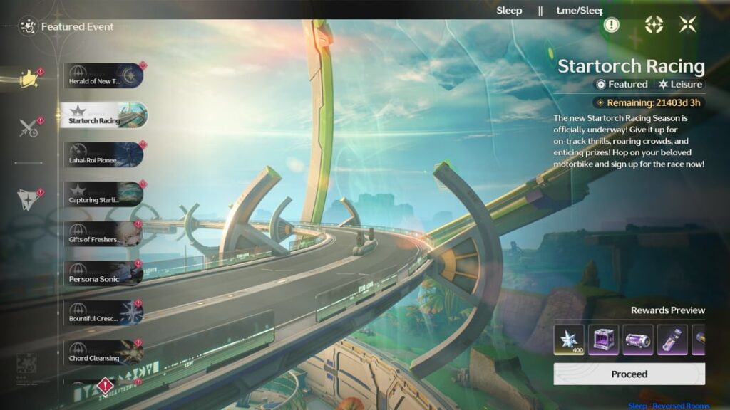3.0|スリープを介した一部のイベントからのゲーム内 UI