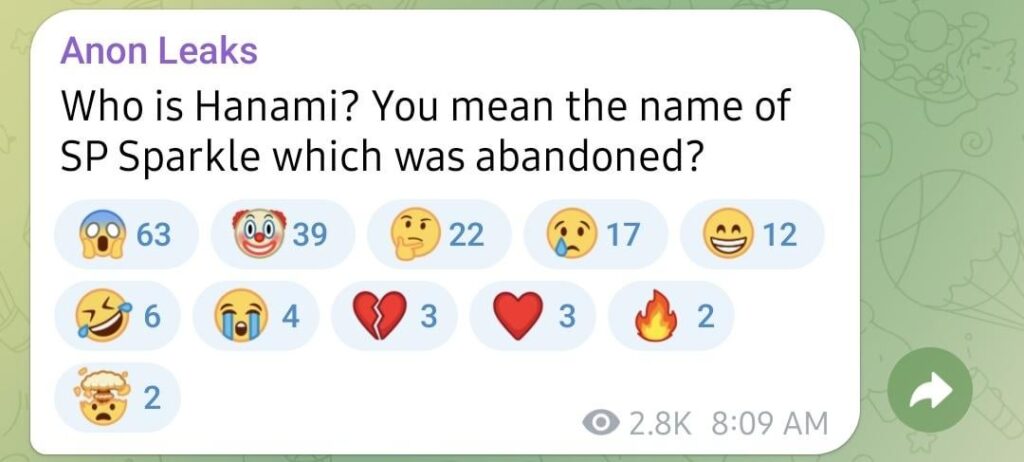 スパークルSPの変更（Anon Leaks経由）