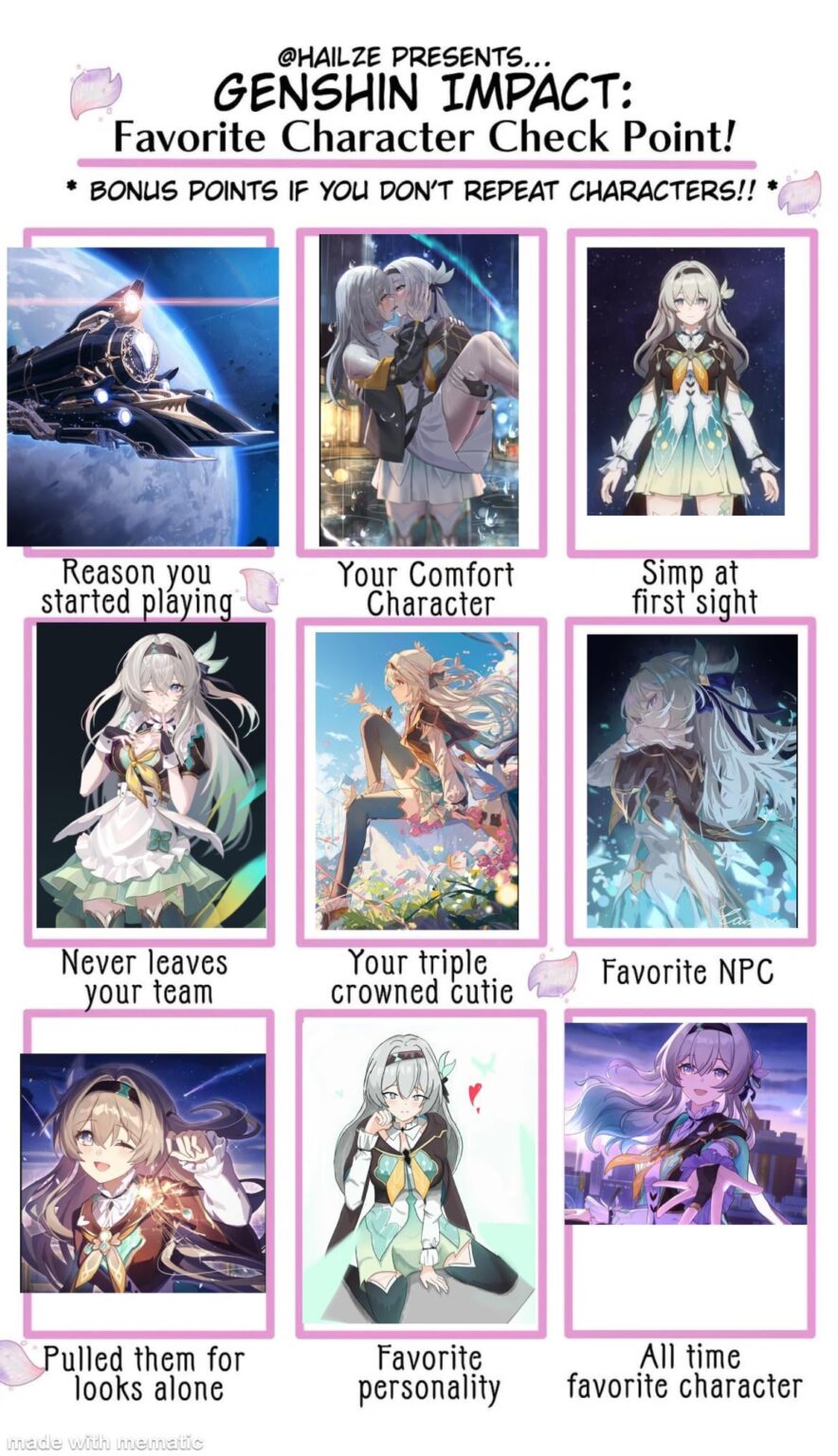 好きなキャラクターがいるかもしれないし、いないかもしれない