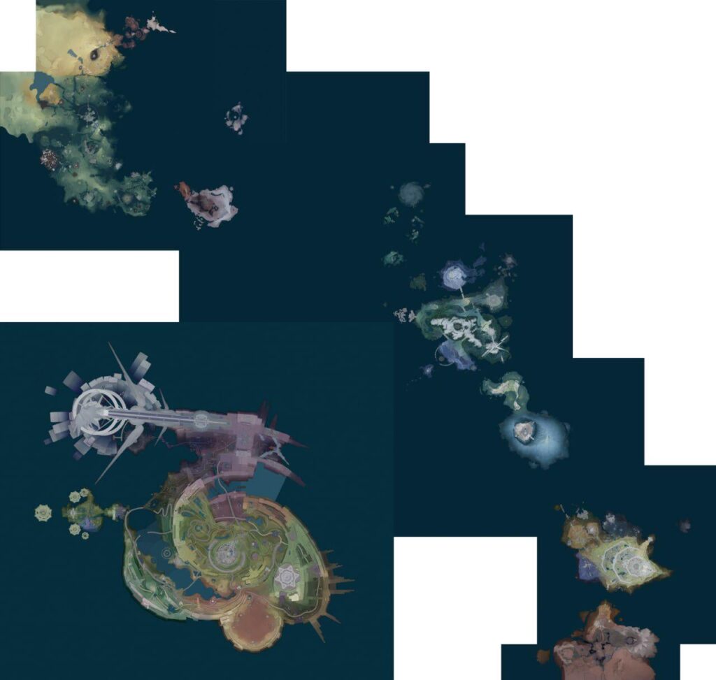 3.0 | GameData Leaksによるラハイロイのマップサイズと黄龍およびリナシタの比較