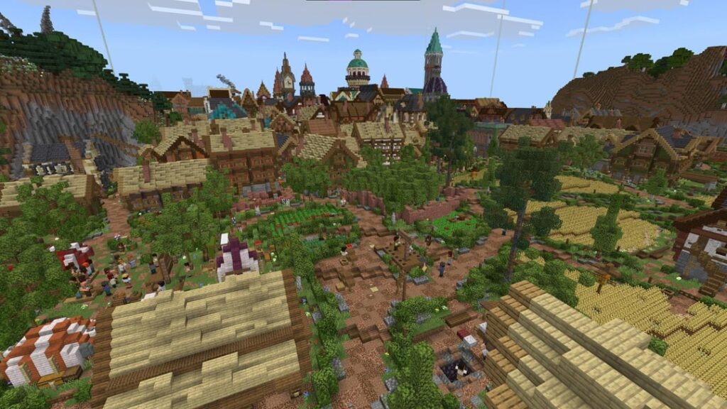 3 年近くの作業を経て、セント グローバーズの街が完成しました。少数の非オリジナル ビルドに関する伝承とクレジットが同封されています。 3 年近くの作業を経て、セント グローバーズの街が完成しました。少数の非オリジナル ビルドに関する伝承とクレジットが同封されています。