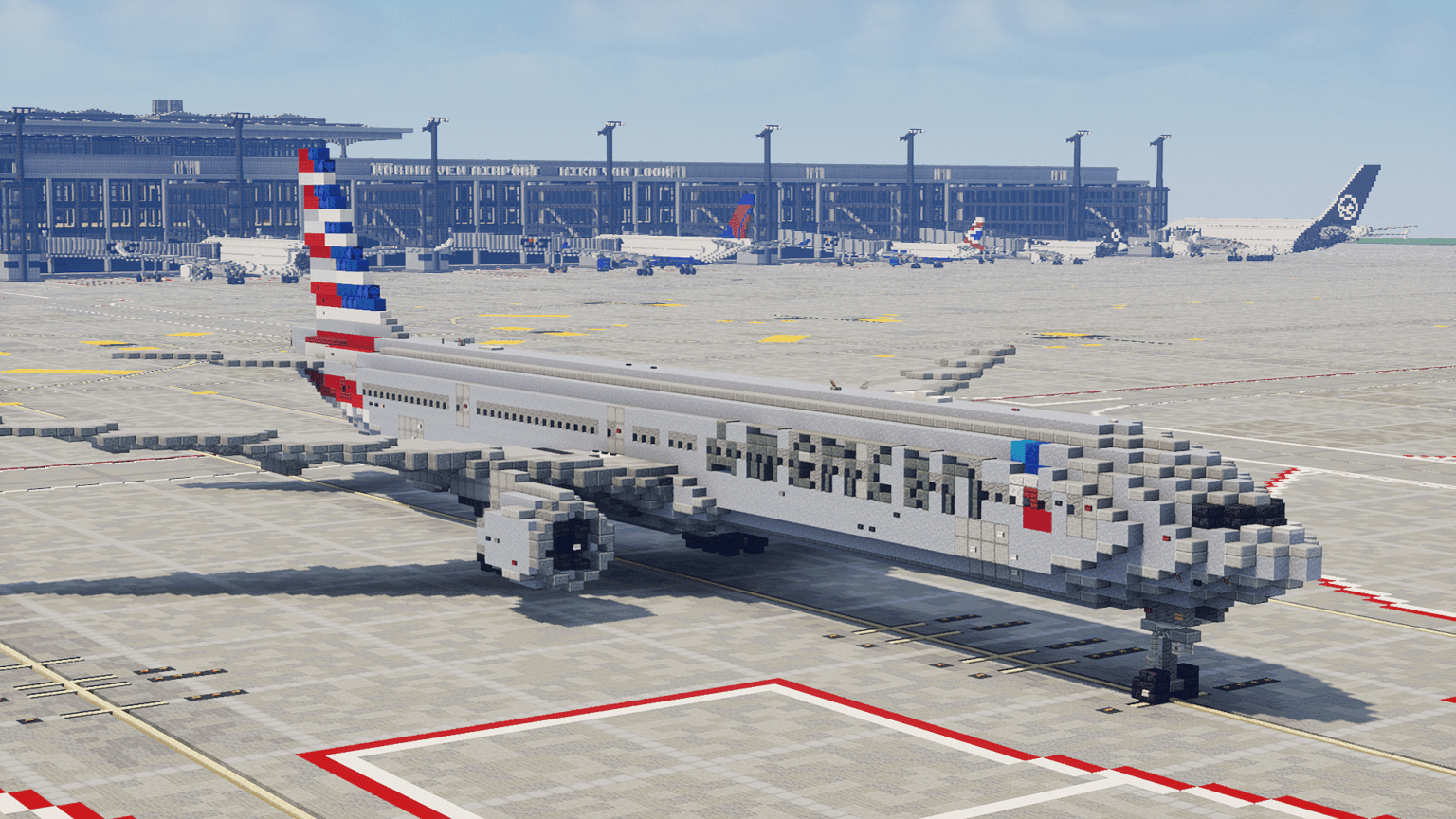 アメリカン航空のボーイング 777-300ER 飛行機