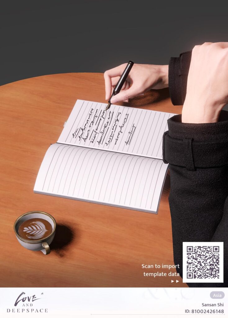 あなたのMCはゼインのノートに何を落書きしたり書きますか?