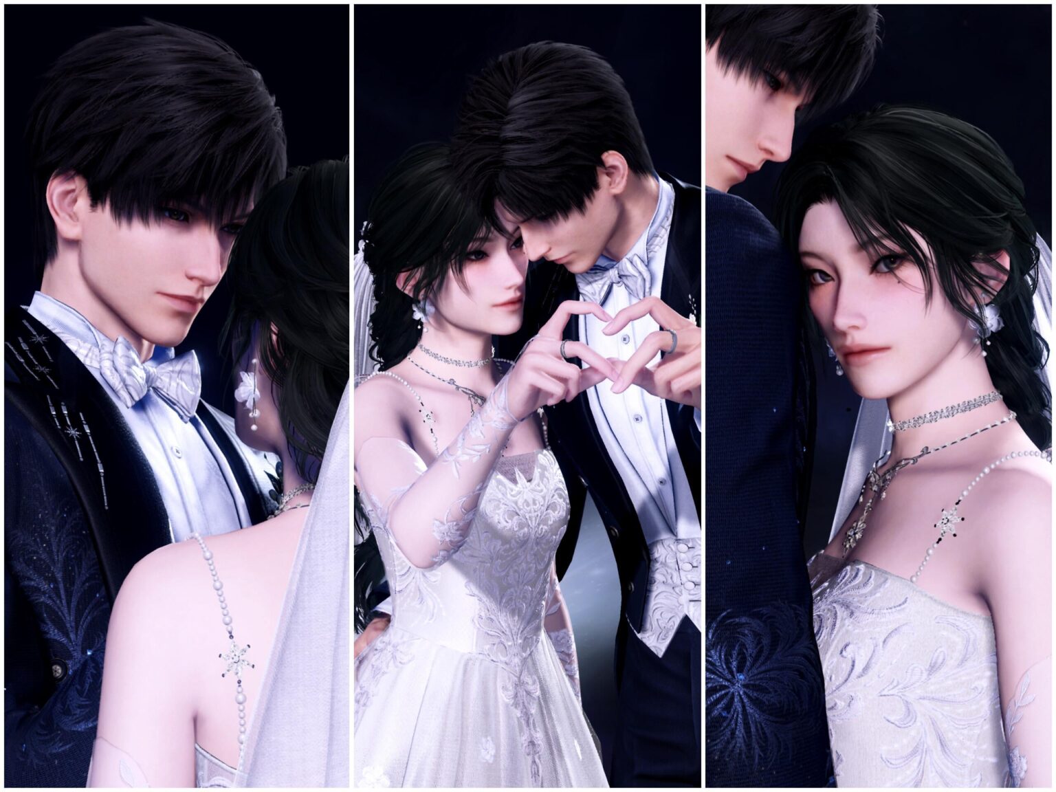 「私たちの証人としての宇宙」（結婚式の写真撮影）