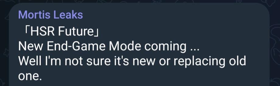 Mortis Leaks (旧Anon Leaks)経由で新しいエンドゲームモードが登場する可能性
