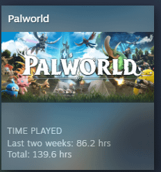 2024年1月以来ゲームをプレイしていなかったが復帰した