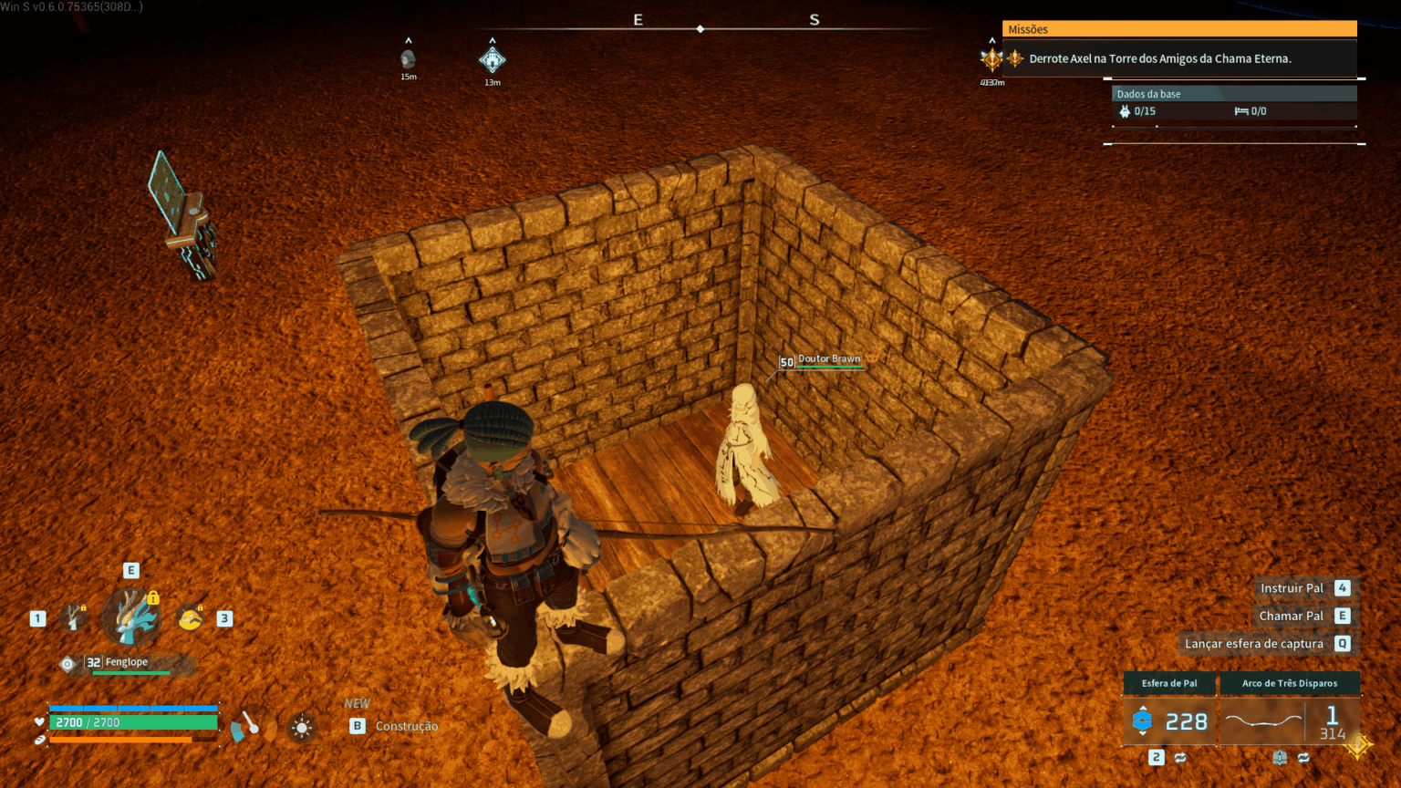 ブラウン博士を見つけて、彼を閉じ込めるために基地を建てました、笑 ￣_(ツ)_/￣￣