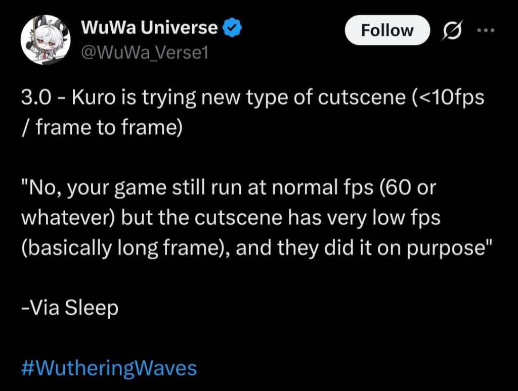 どうやらクロは 3.0 のいくつかのカットシーンで新しいアニメーション スタイルを試しているようです。