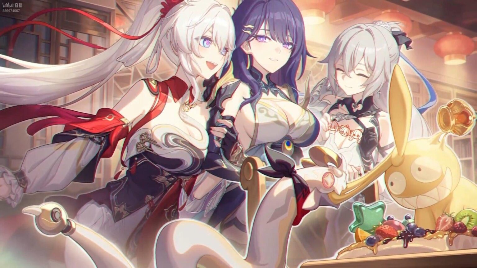 v8.7 ライブストリームからのトリオの新しいアート