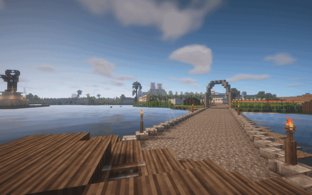 ウエイクアウィトラン、アステカ風の街