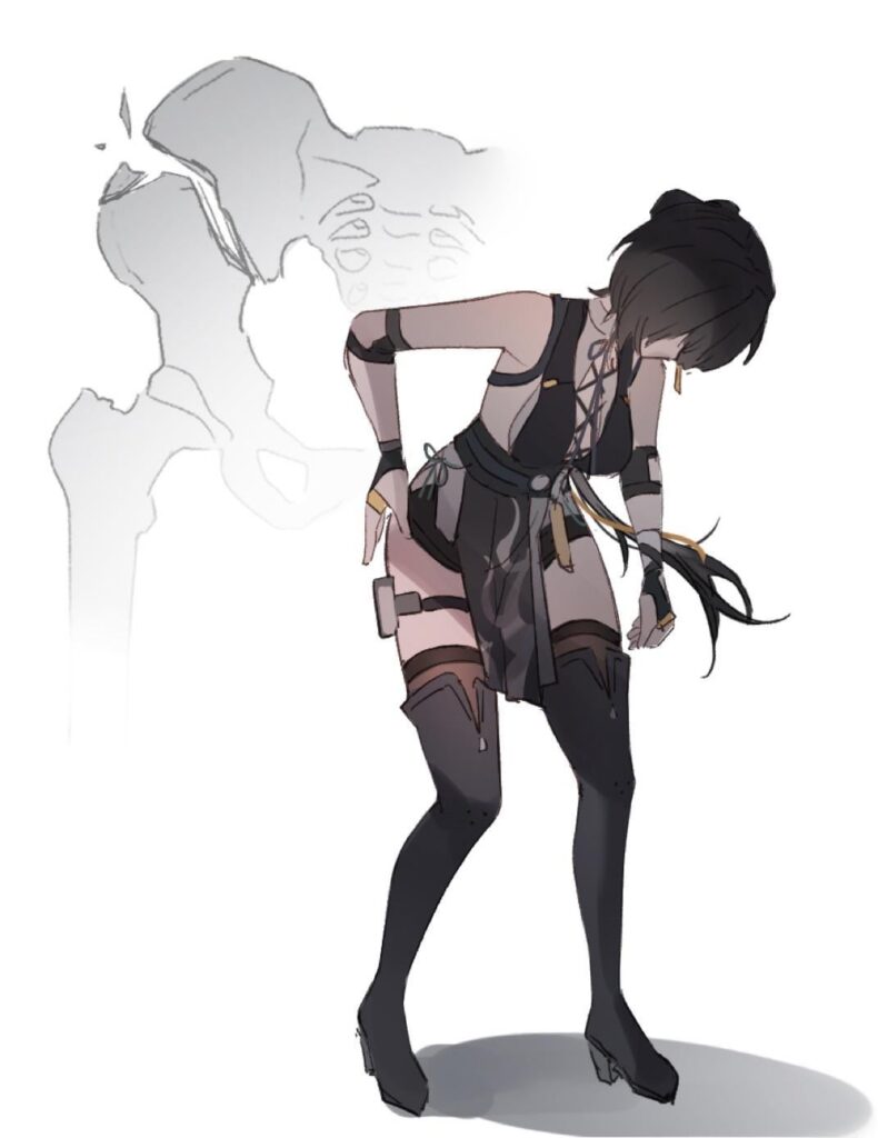 探査車の女性の背中 (nai_pizx)