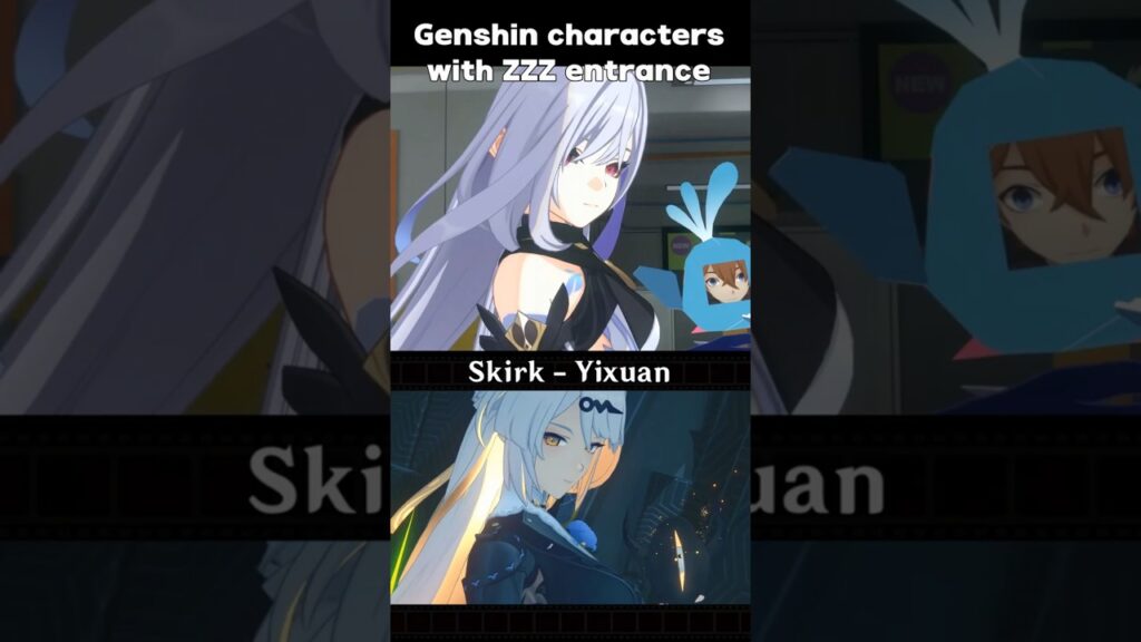GI Skirk but with ZZZ Yixuan battle entrance | Genshin Impact
