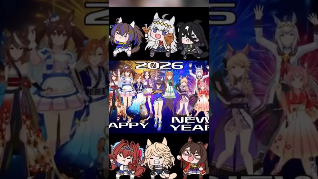 umamusume happy new year #umamusume #prettyderby #funny #memes  #anime #meme #uma  #agnestachyon