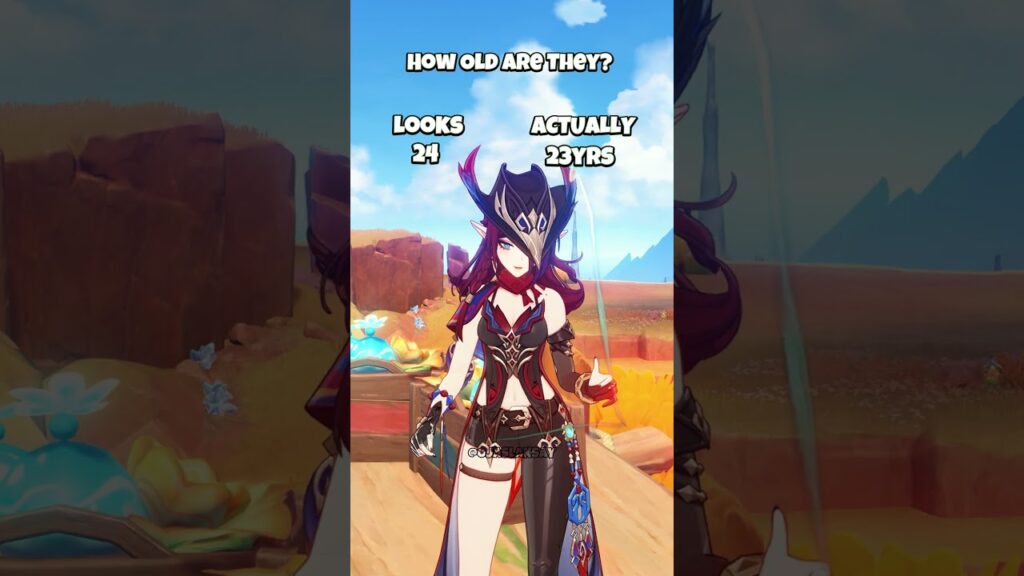 How old are they? only Natlan characters #genshinimpact #genshin #shorts