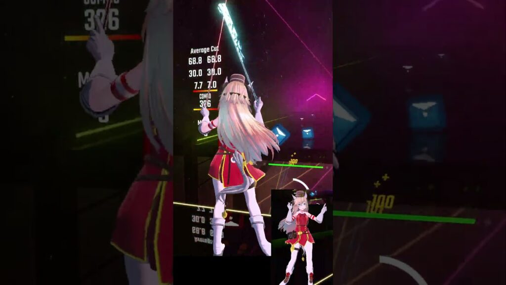 BeatSaber​​【うまぴょい伝説Umapyoi Densetsu (25 Singer Ver.)[ウマ娘 プリティーダービー](Expert)FC】