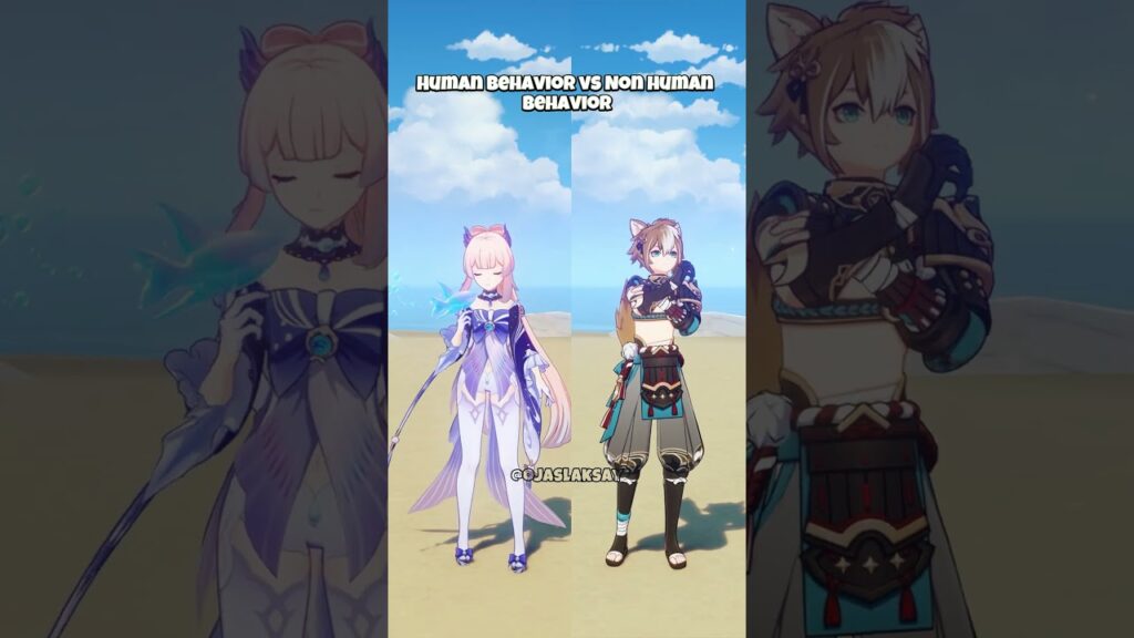 Genshin characters Behavior #genshinimpact #genshin #shorts Genshin characters Behavior #genshinimpact #genshin #shorts