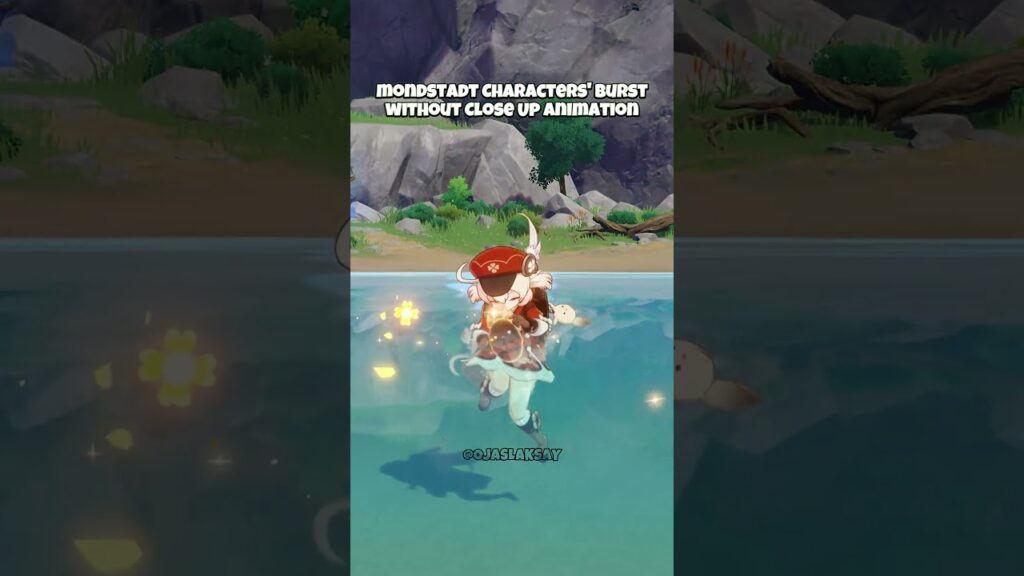 Mondstadt characters burst animation #genshinimpact #genshin