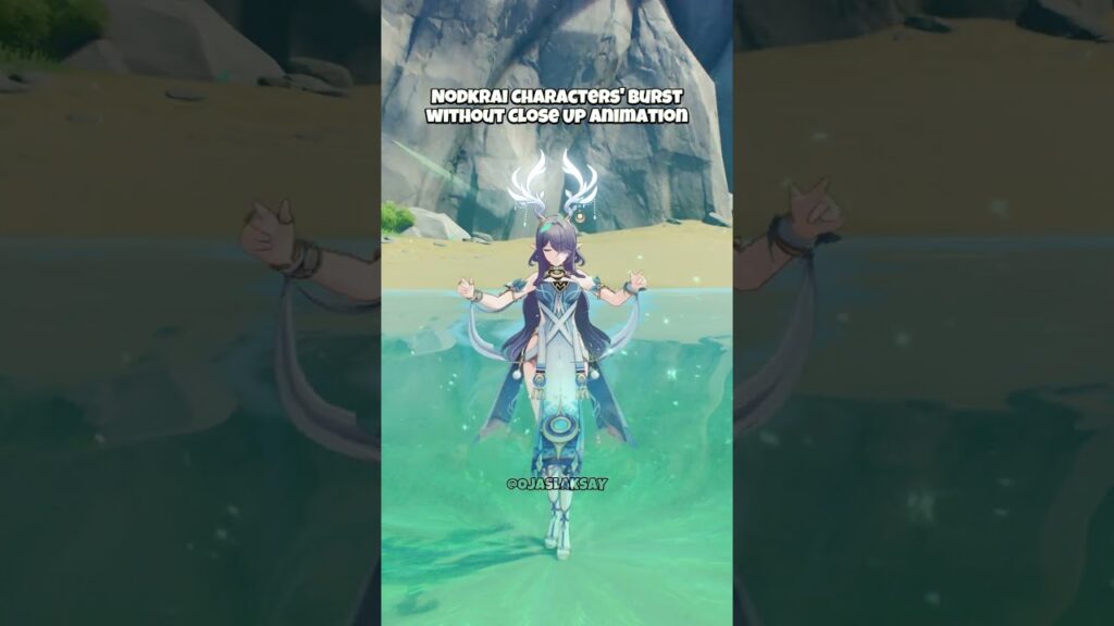 Nodkrai Characters Burst animation #genshinimpact #genshin