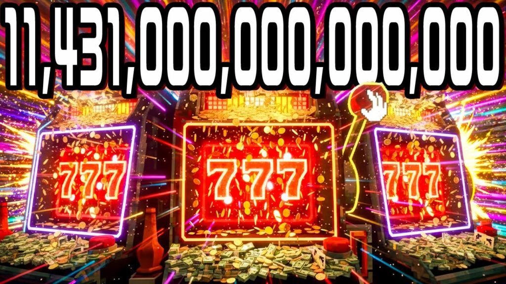 不正に11,431,000,000,000,000円稼ぐスロットを回すゲーム