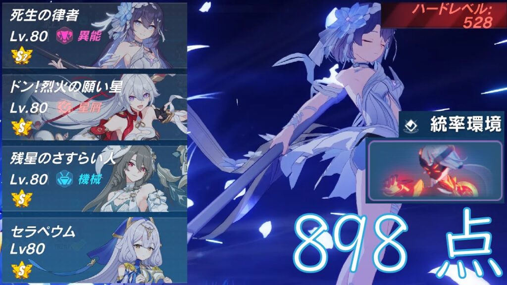 【崩壊3rd】超弦空間 紅蓮HL528 統率環境 フカ 3898 解説付き 【崩壊3rd】超弦空間 紅蓮HL528 統率環境 フカ 3898 解説付き