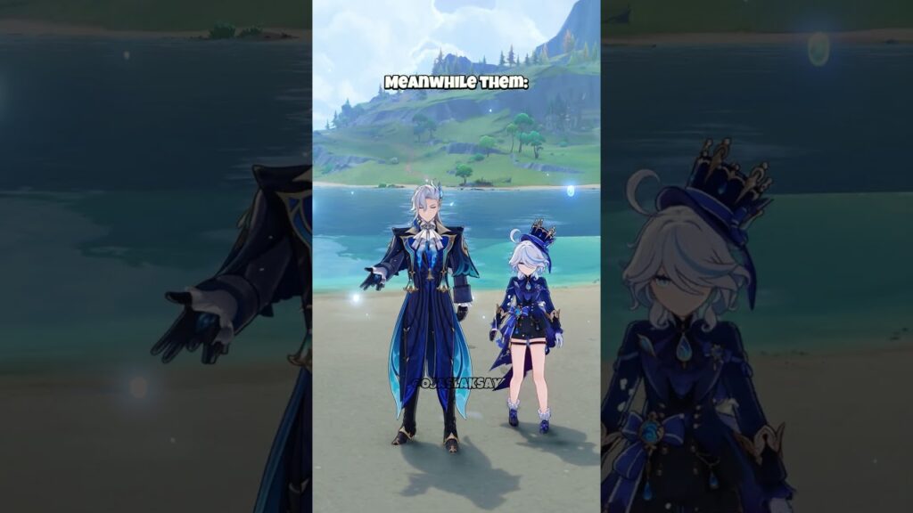 Genshin characters Idle animation effects #genshinimpact #genshin